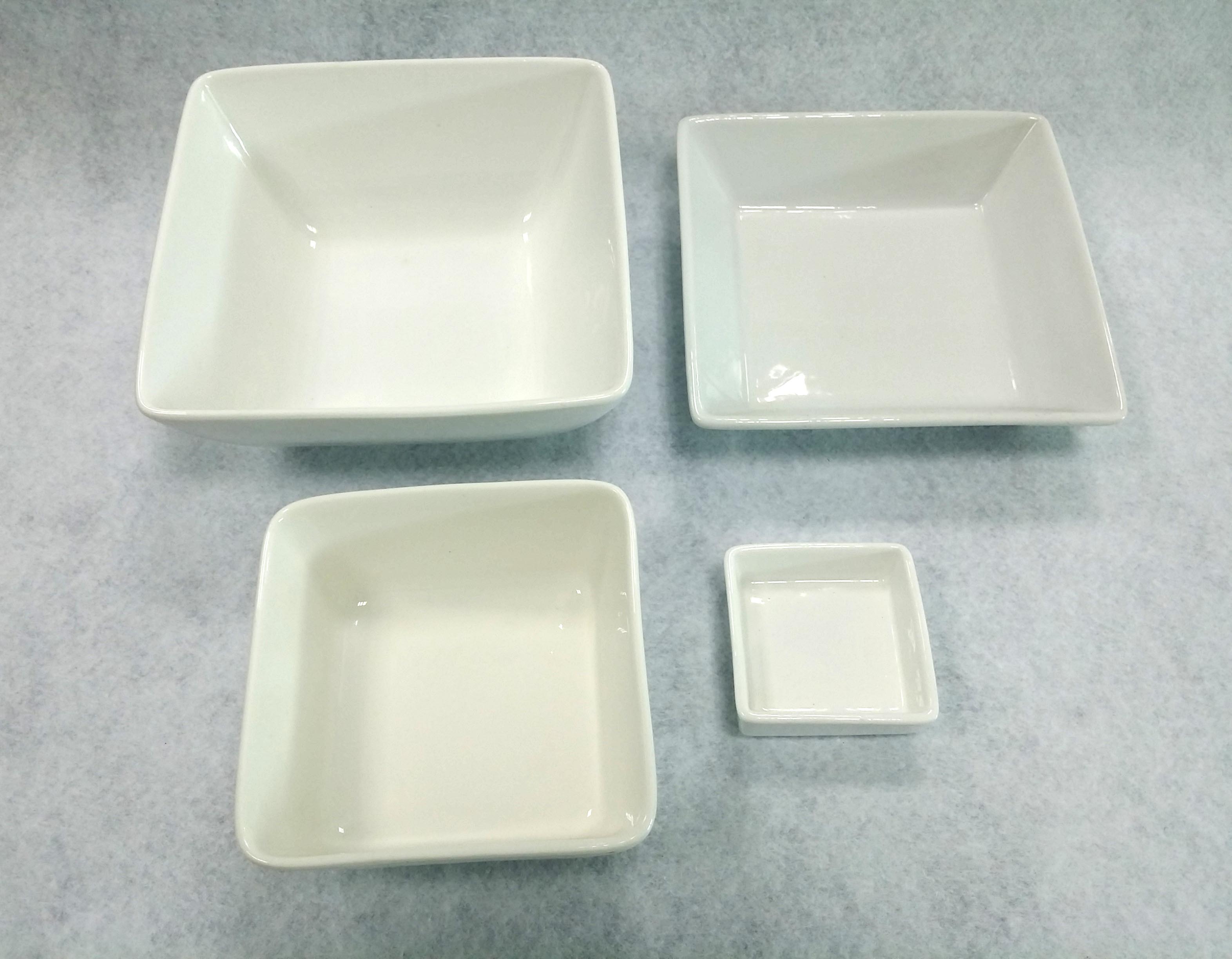 Square porcelain dishes(4 styles)